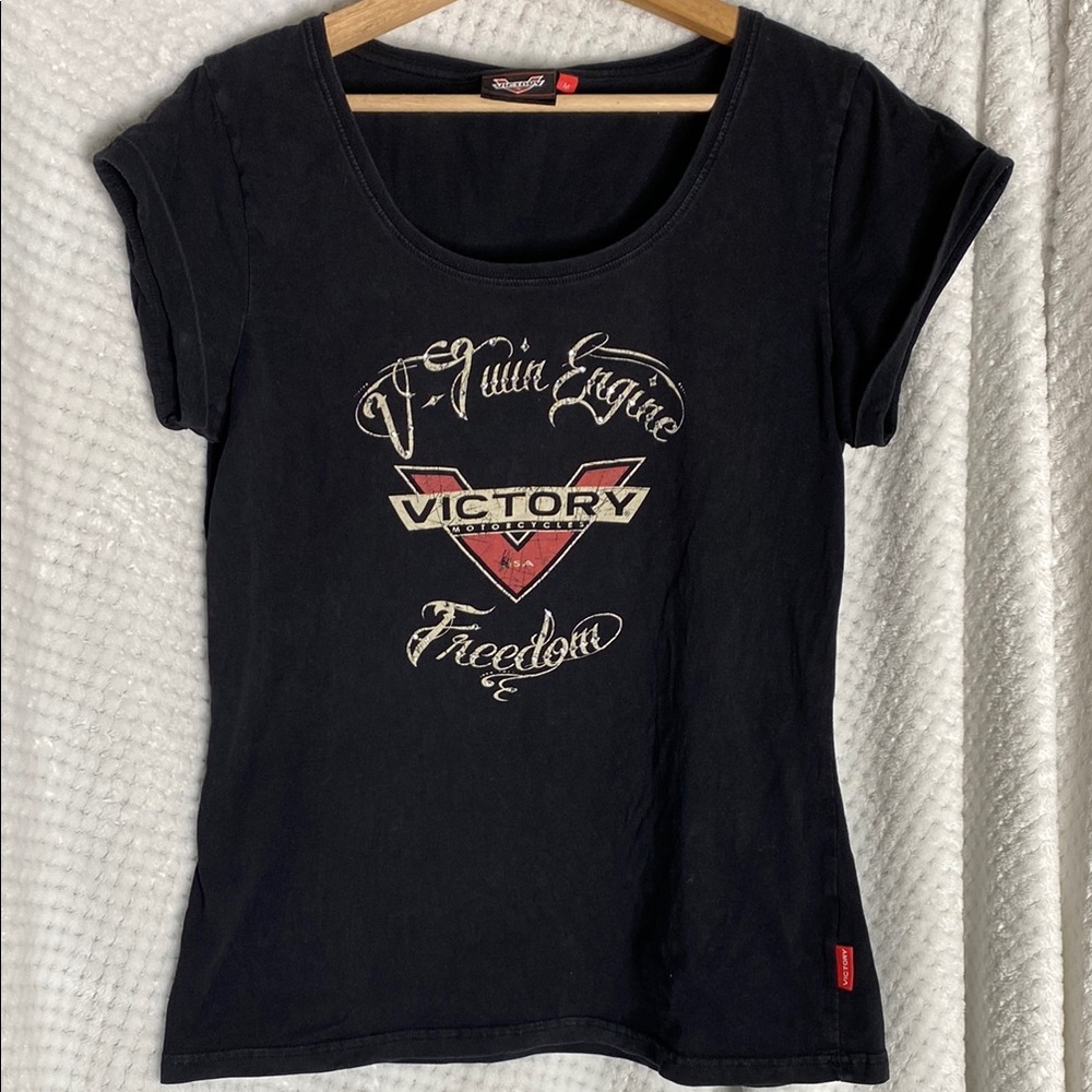 Black Victory Motorcycles Tee
